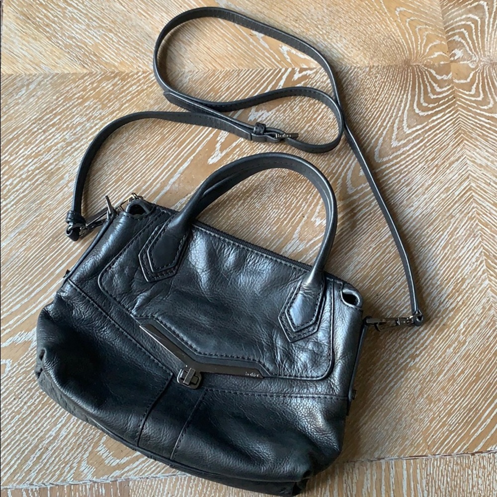BOTKIER Black Valentina Leather Crossbody Bag